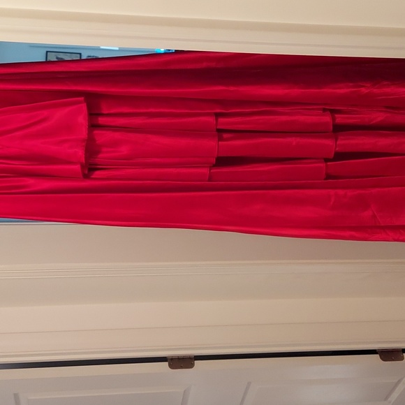 Vintage 80s/90s Prom dress. LIKE NEW red size 9 - Picture 7 of 16